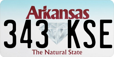 AR license plate 343KSE