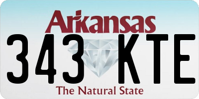 AR license plate 343KTE