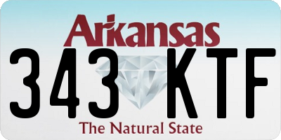 AR license plate 343KTF