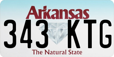 AR license plate 343KTG