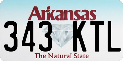 AR license plate 343KTL