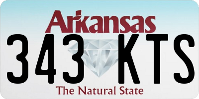 AR license plate 343KTS