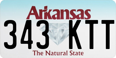 AR license plate 343KTT