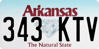 AR license plate 343KTV