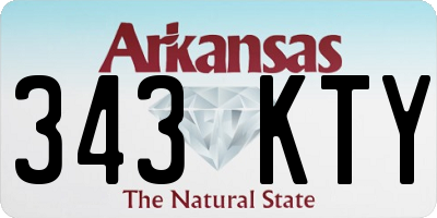 AR license plate 343KTY
