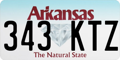 AR license plate 343KTZ