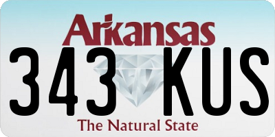 AR license plate 343KUS