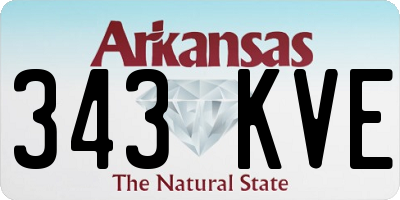 AR license plate 343KVE