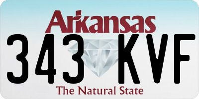 AR license plate 343KVF