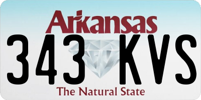AR license plate 343KVS