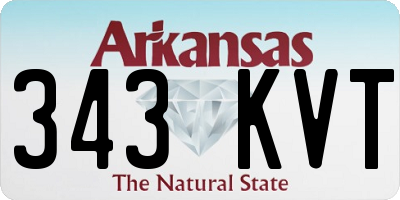 AR license plate 343KVT