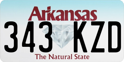 AR license plate 343KZD