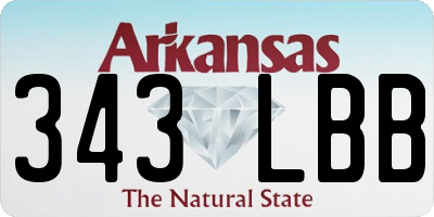 AR license plate 343LBB