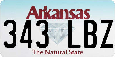 AR license plate 343LBZ