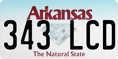 AR license plate 343LCD