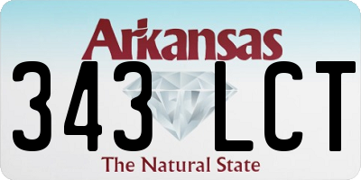 AR license plate 343LCT