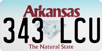 AR license plate 343LCU