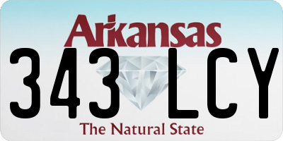 AR license plate 343LCY