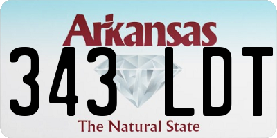 AR license plate 343LDT