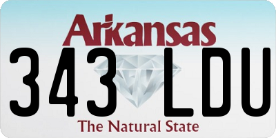 AR license plate 343LDU