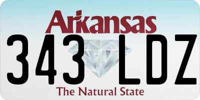 AR license plate 343LDZ