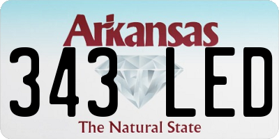 AR license plate 343LED