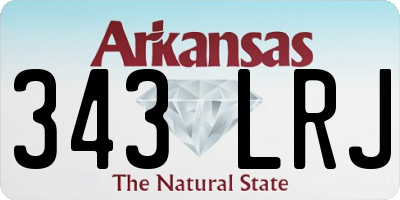 AR license plate 343LRJ