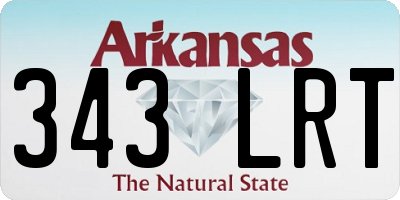 AR license plate 343LRT