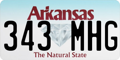 AR license plate 343MHG