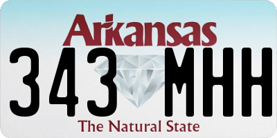AR license plate 343MHH