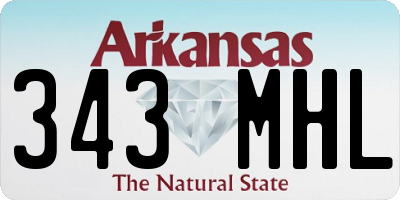 AR license plate 343MHL