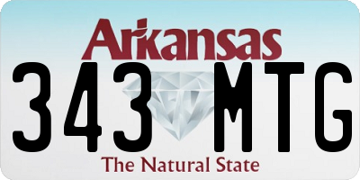 AR license plate 343MTG