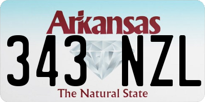 AR license plate 343NZL