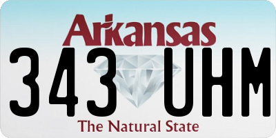 AR license plate 343UHM