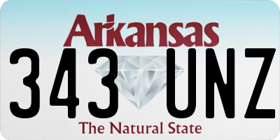 AR license plate 343UNZ