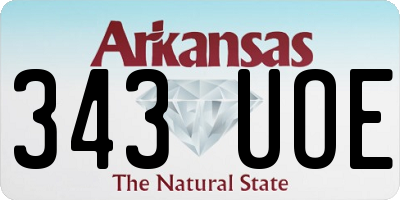 AR license plate 343UOE