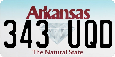 AR license plate 343UQD