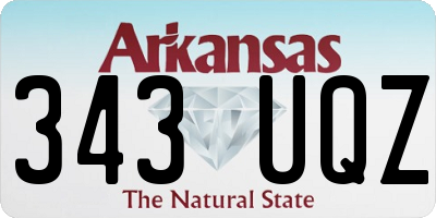 AR license plate 343UQZ