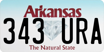 AR license plate 343URA