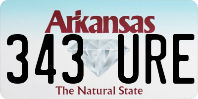 AR license plate 343URE