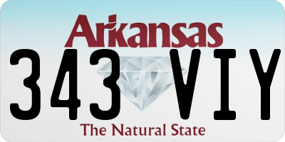 AR license plate 343VIY