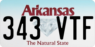 AR license plate 343VTF
