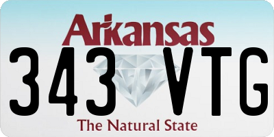 AR license plate 343VTG