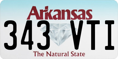 AR license plate 343VTI