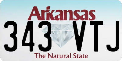 AR license plate 343VTJ