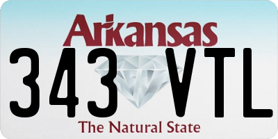 AR license plate 343VTL