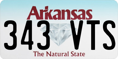 AR license plate 343VTS
