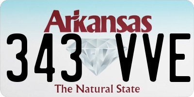 AR license plate 343VVE