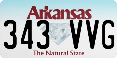 AR license plate 343VVG
