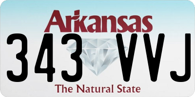 AR license plate 343VVJ